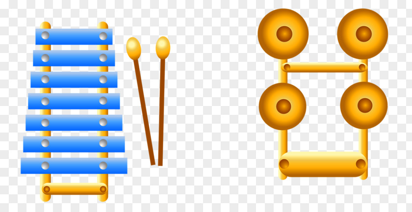 Cartoon Xylophone Drum Musical Instrument Percussion PNG