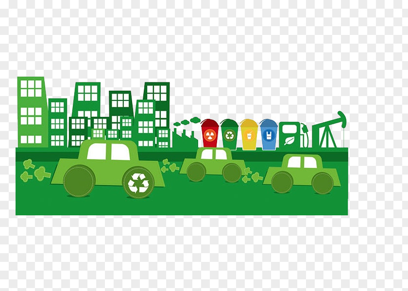 Green City Ecology Eco-cities Environmentally Friendly Concept PNG