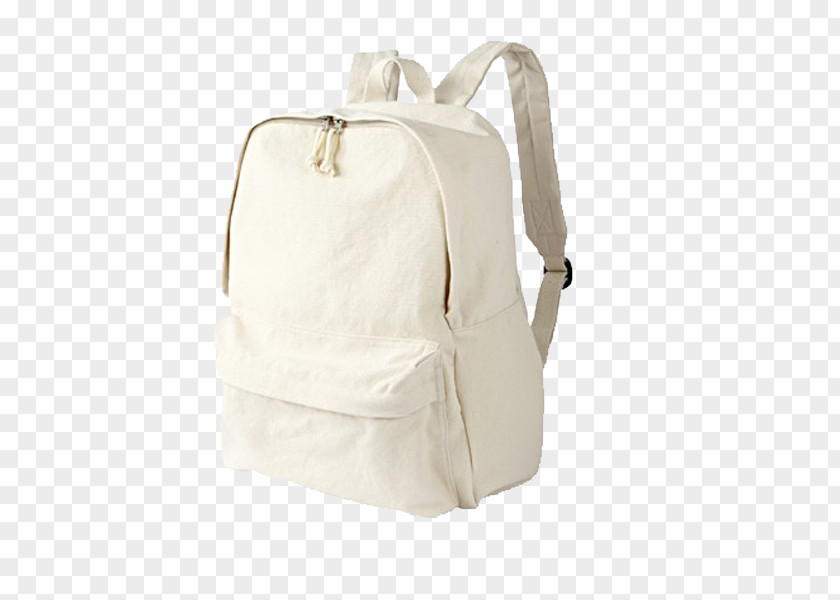 Muji Cotton Canvas Backpack Men And Women Handbag Clothing PNG