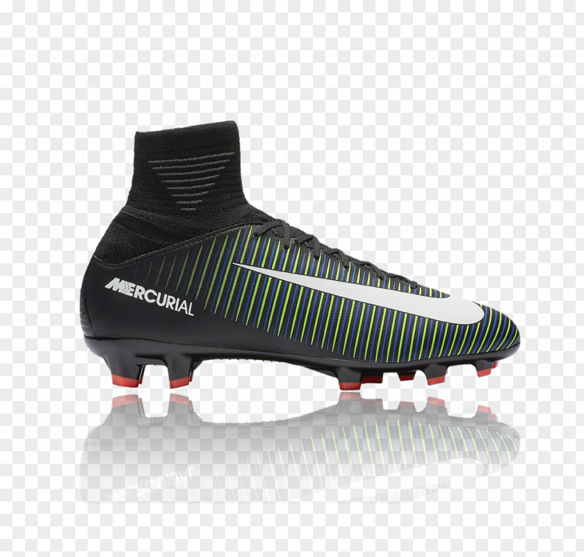 Nike Mercurial Vapor Football Boot Electric Green Cleat PNG