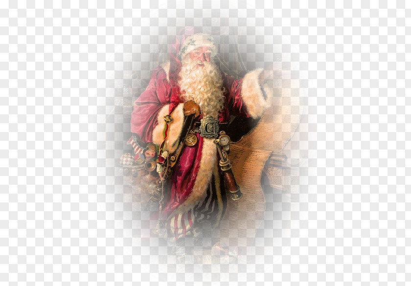 Santa Claus Father Christmas Painting PNG