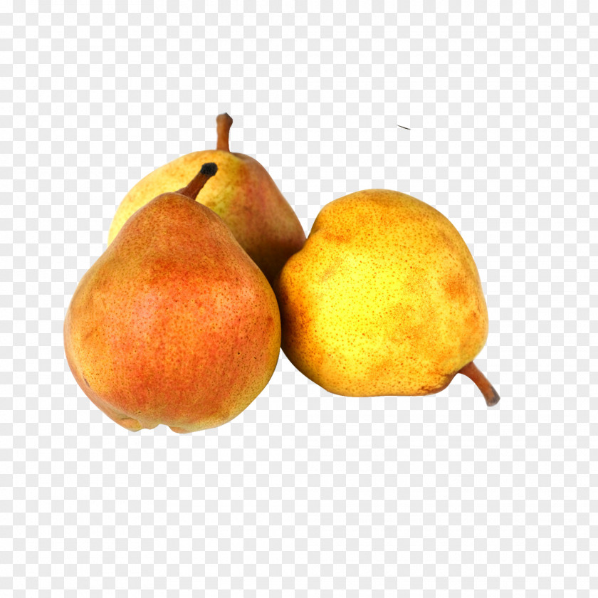 Three Pineapple Asian Pear Fruit PNG