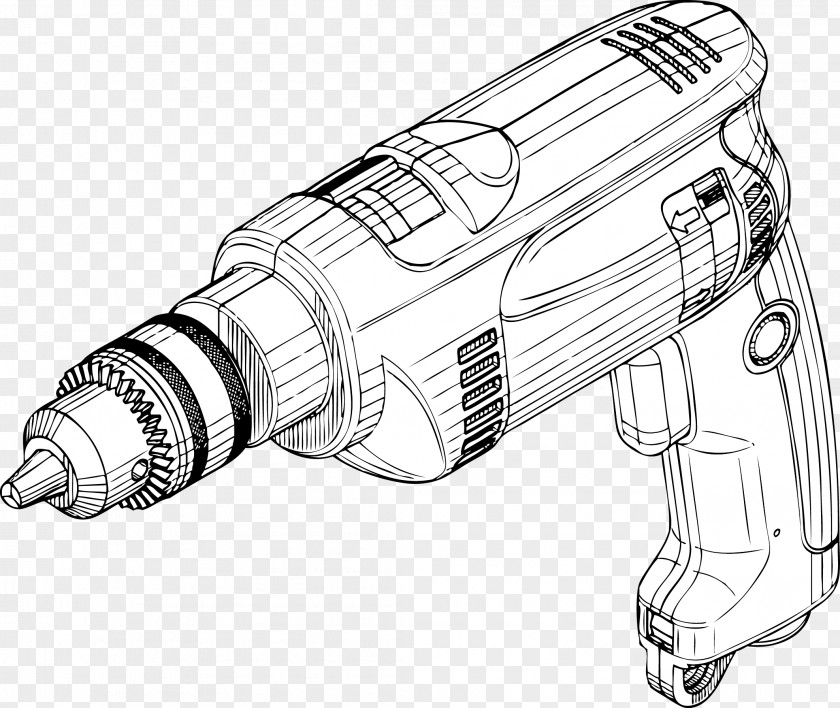 Vector Hand Drill Bit Electric Clip Art PNG