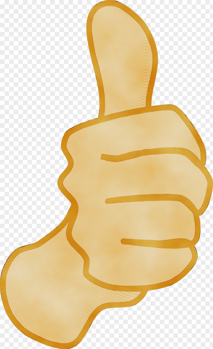 Hand Finger Watercolor Drawing PNG