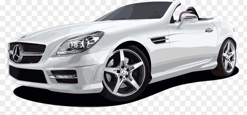 Mercedes Convertible PNG , white Mercedes-Benz convertible coupe clipart PNG
