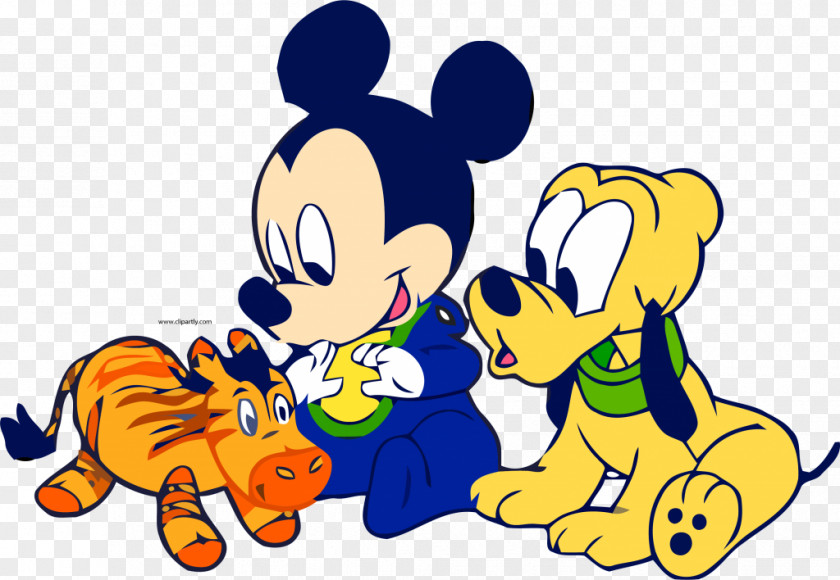 Baby Mickey Mouse Transparent Pluto Minnie Goofy Coloring Book PNG