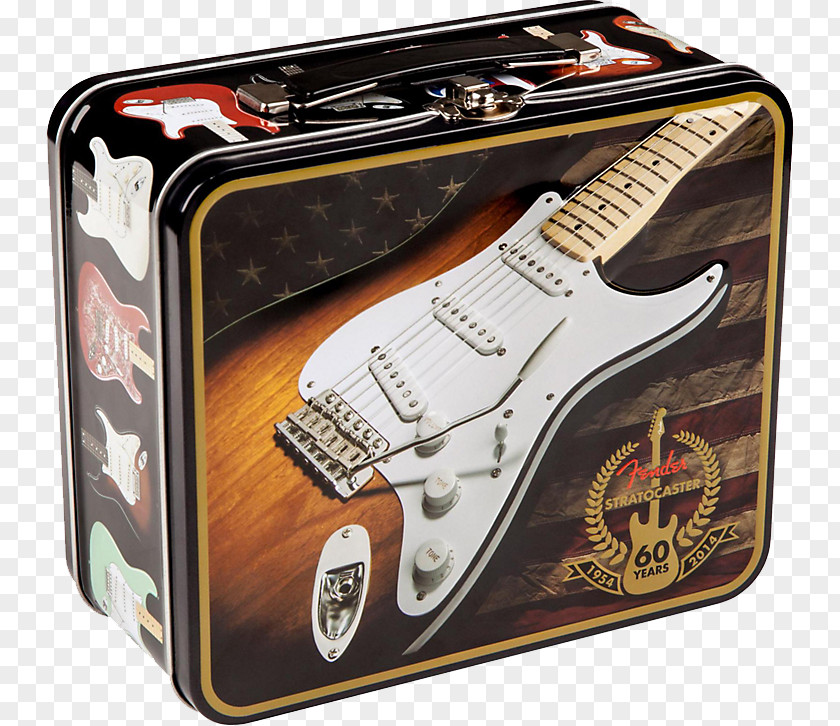 Bass Guitar Lunchbox Fender Musical Instruments Corporation Stratocaster PNG