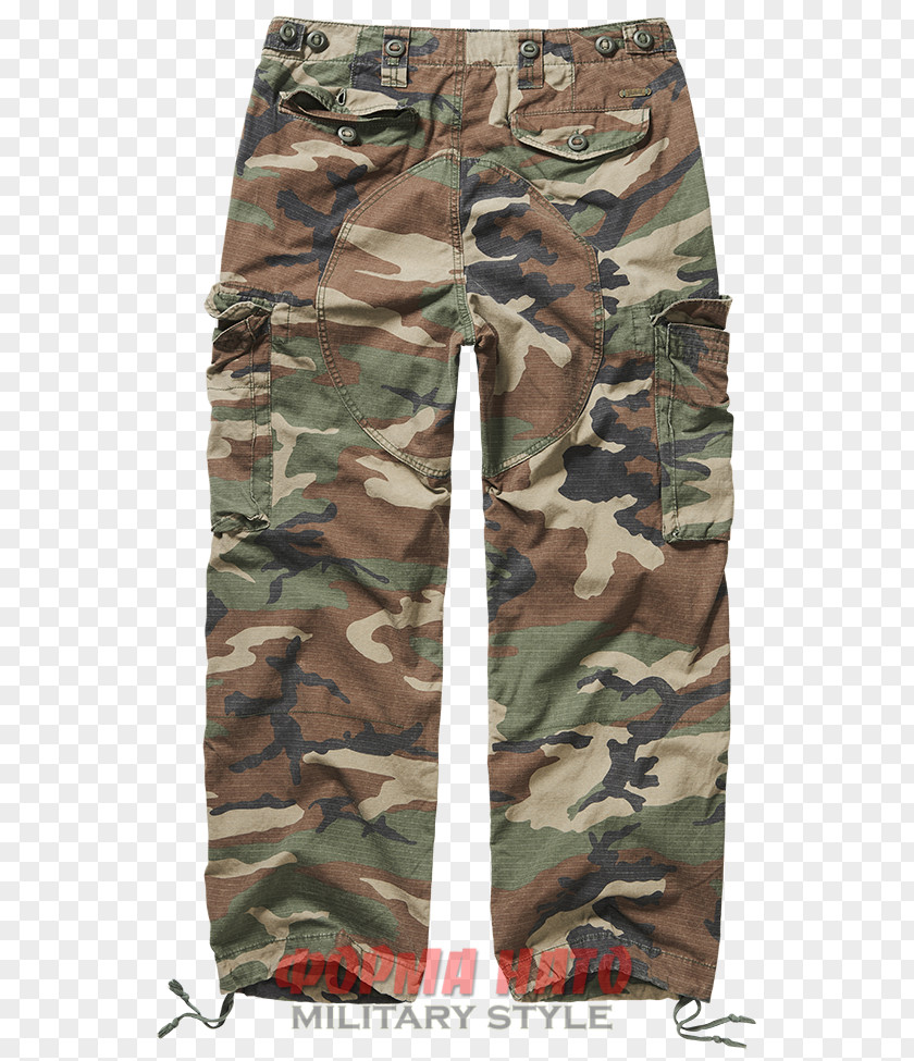 Camouflage Cargo Pants U.S. Woodland Khaki PNG