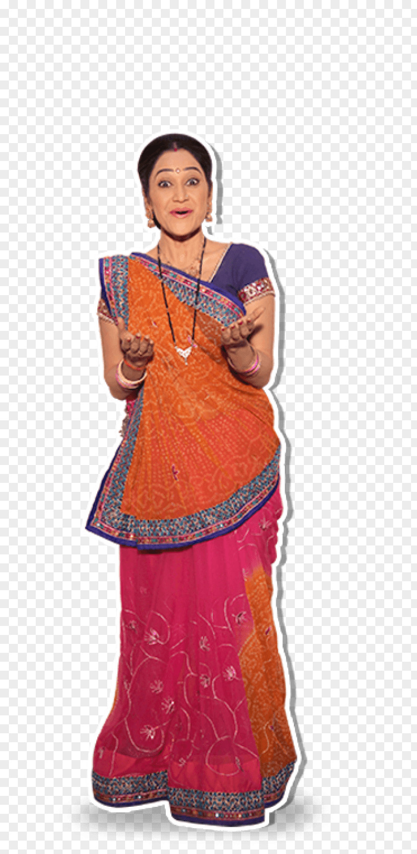 Chashma Shoulder Costume Sari PNG