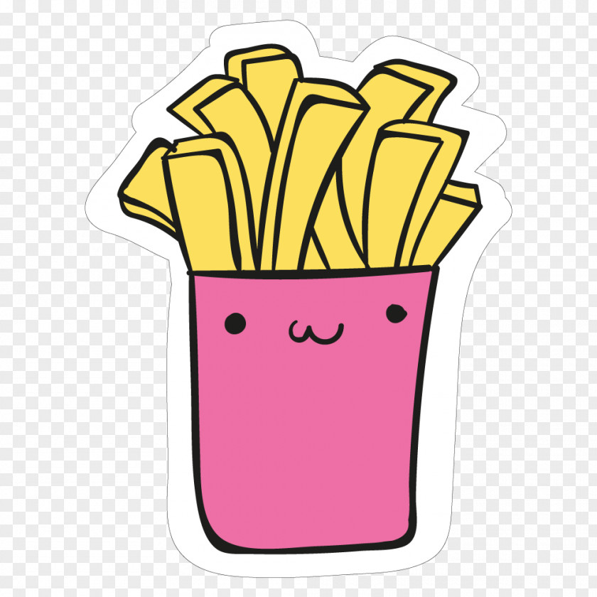 Cute Things French Fries Junk Food Deep Frying Clip Art PNG