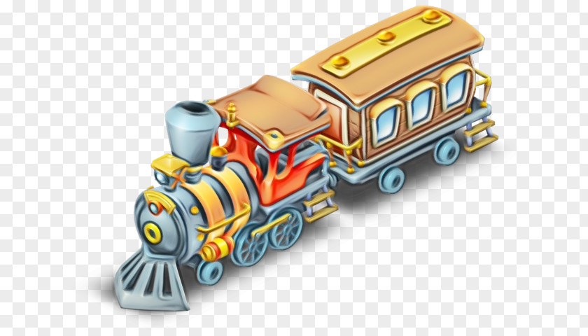 Rolling Track Transport Mode Of Train Vehicle Stock PNG