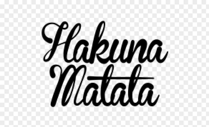 T-shirt Hakuna Matata Graphic Design PNG