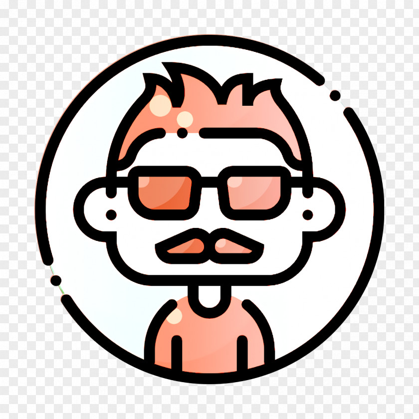 Avatars Icon Man Beard PNG