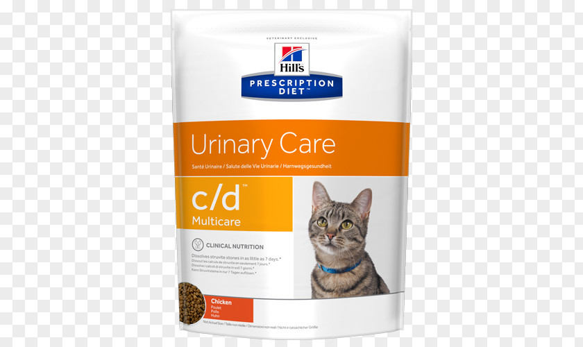 Dry Chicken Cat Food Dog Hill's Pet Nutrition Prescription Diet C/d Urinary Care PNG