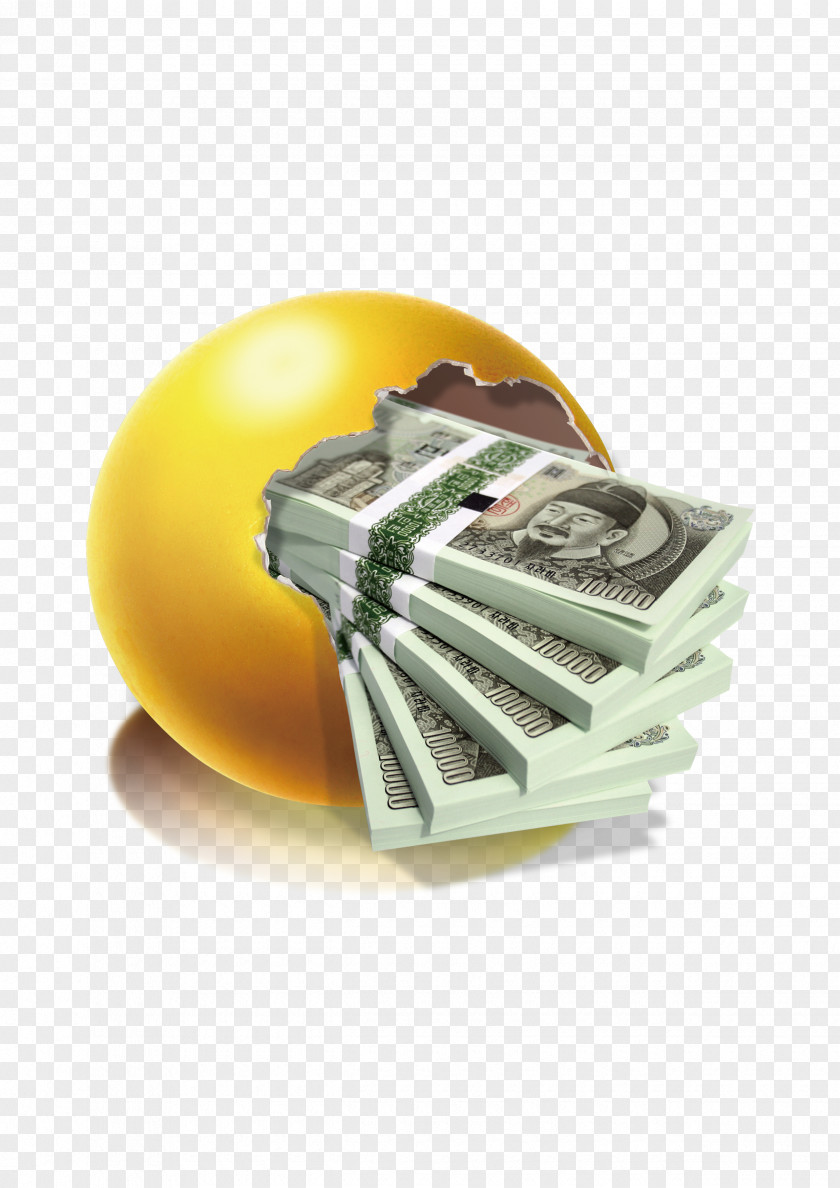 Golden Egg Money Chicken Cash PNG