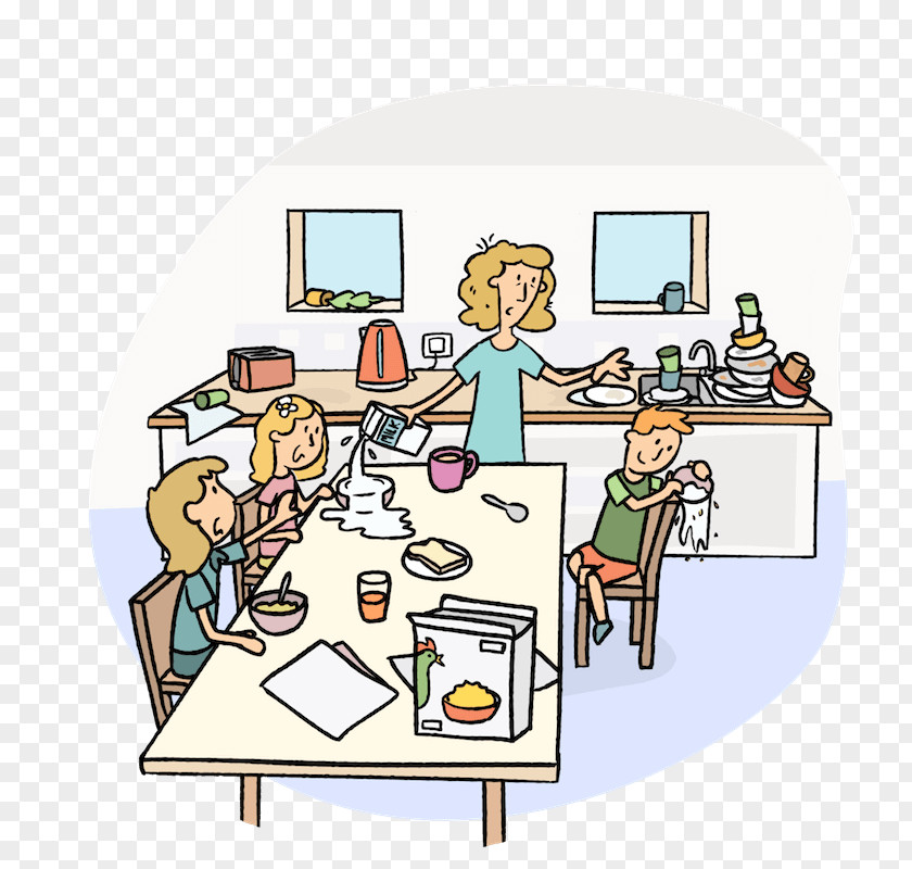 Interior Design Team Table Cartoon PNG