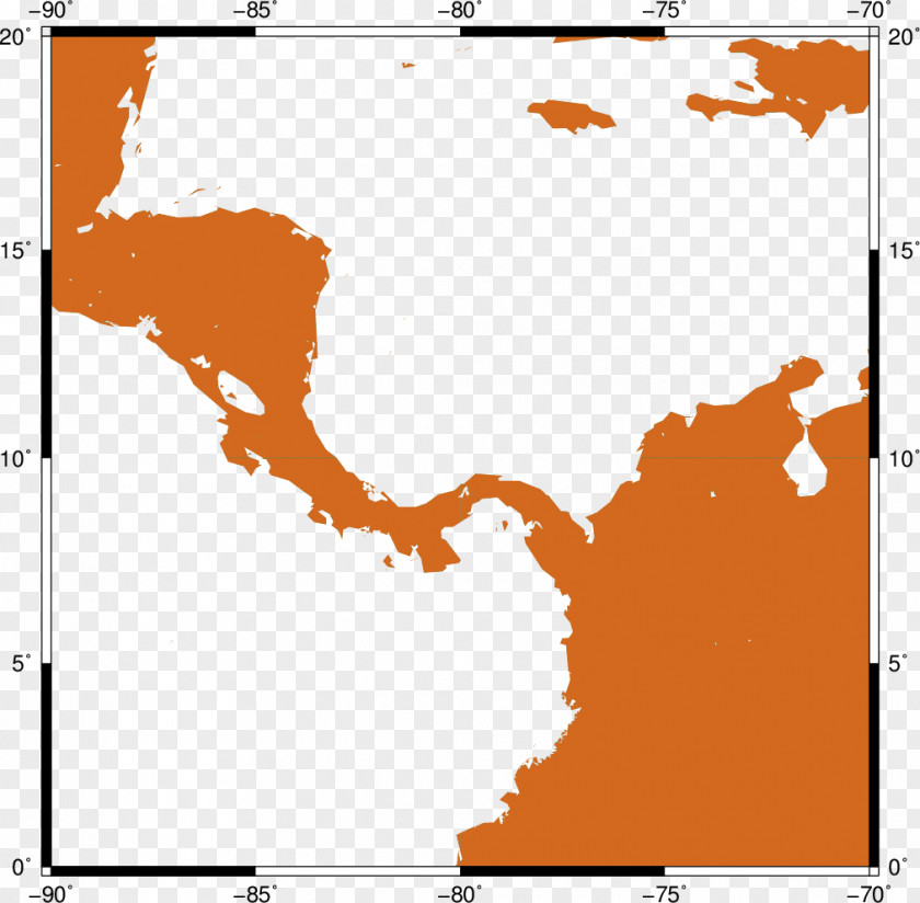 Map Caribbean Royalty-free PNG