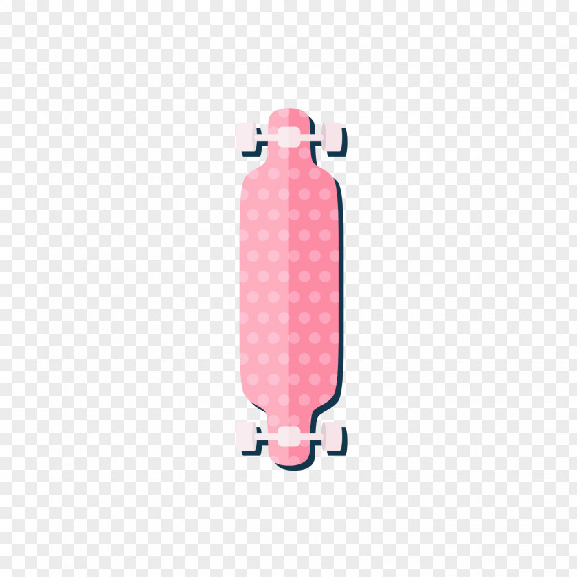 Pink Skateboard Red PNG