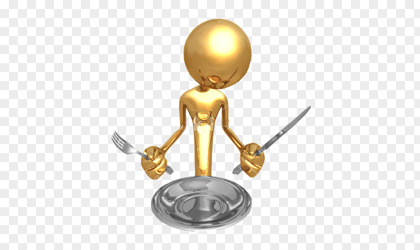 The Golden Villain And Plate Food Royalty-free Fork Illustration PNG