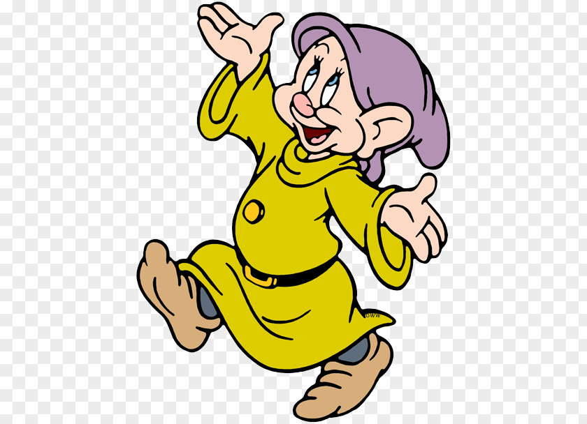 Dopey Vector Clip Art Thumb Image Cartoon Character PNG