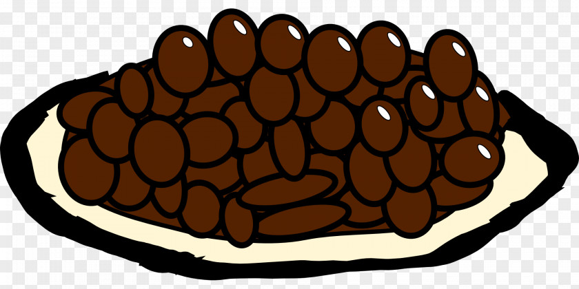 Plate Rice And Beans Refried Baked Clip Art PNG