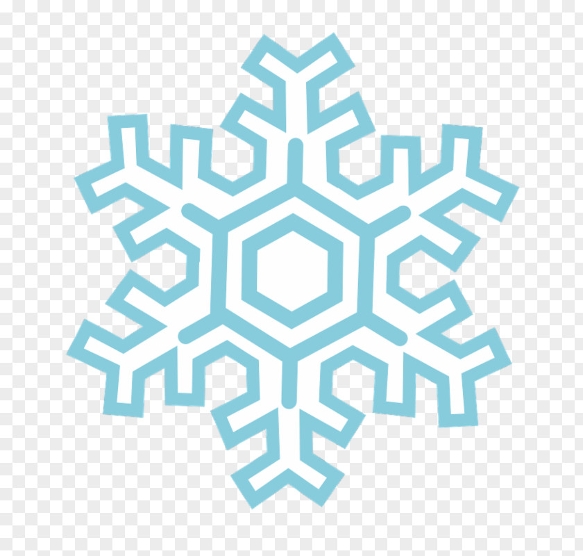 Snowflake Ice Crystals Clip Art PNG