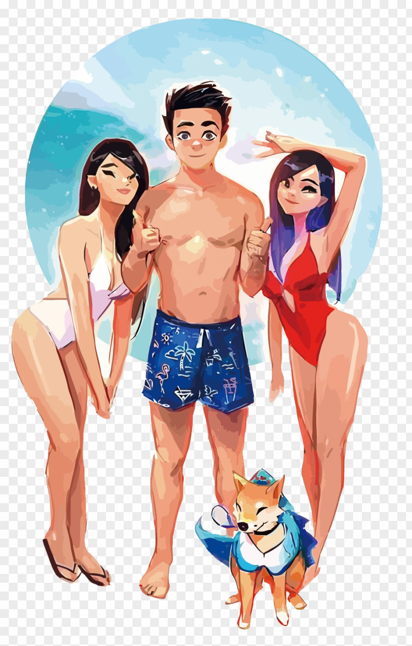 Vector Beach Drawing DeviantArt YouTube Photography PNG