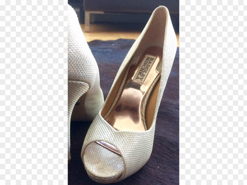 Bridal Shoe Beige PNG