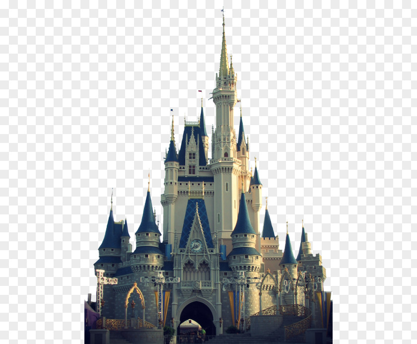 Disney Castle Epcot Disneyland Magic Kingdom Cinderella Amusement Park PNG