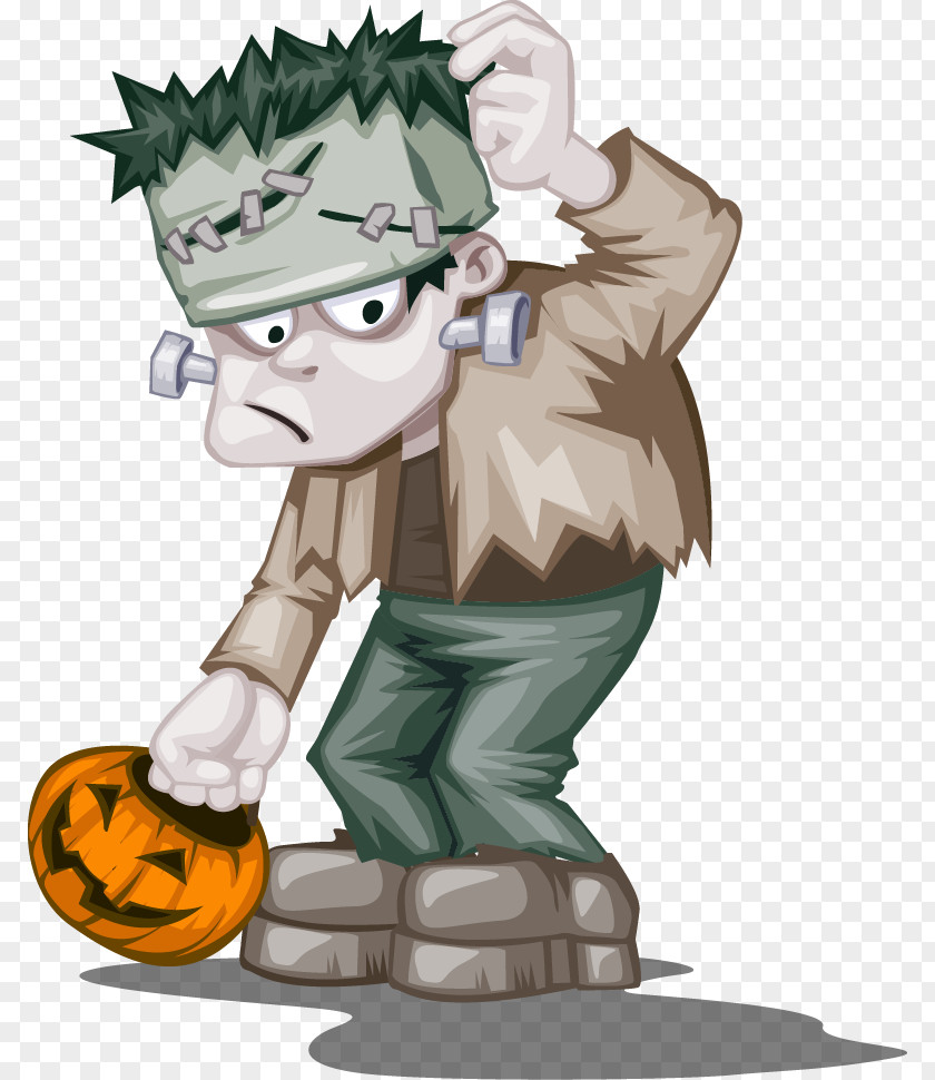 Halloween Cartoon Characters Vector Material Spooktacular PNG