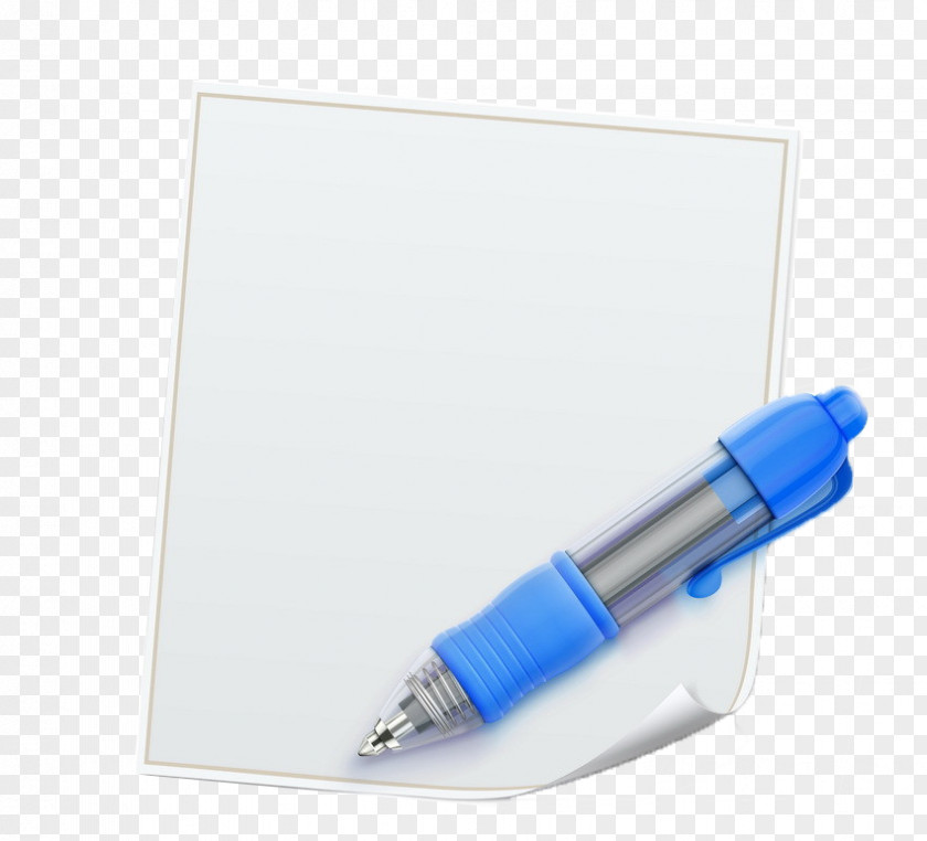 Notepad And Pen Paper Ballpoint Fountain PNG