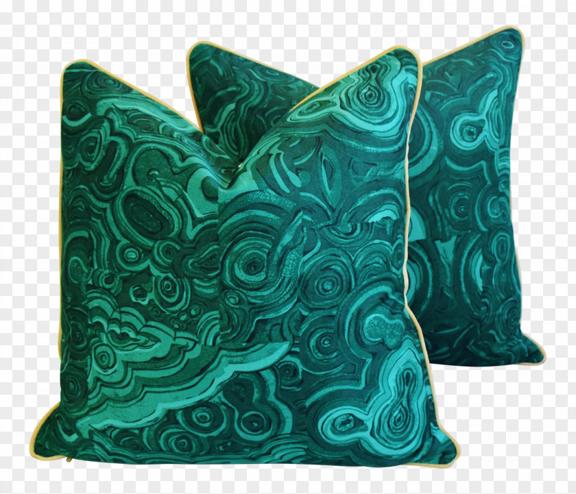 Pillow Throw Pillows Malachite Blanket Textile PNG