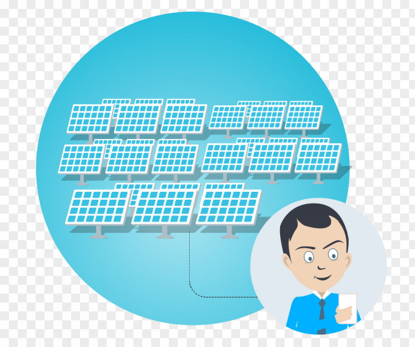 Solar Farm Power Photovoltaic Station Smooth Plant Logo PNG