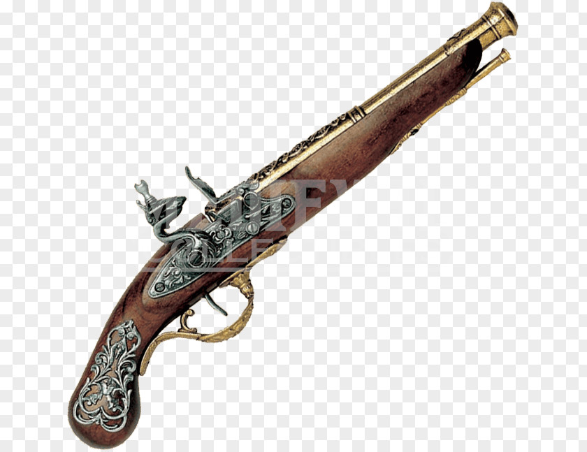 Weapon Firearm Pistol Flintlock 18th Century PNG