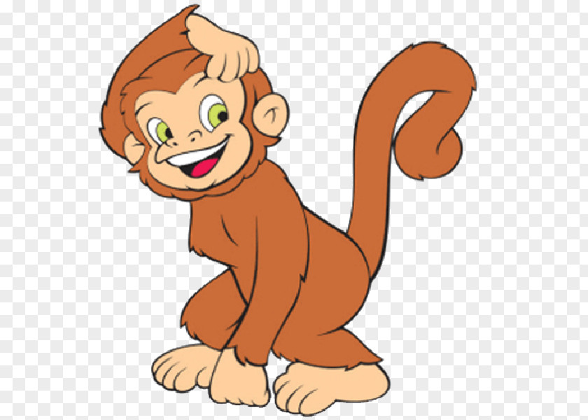 Cartoon Monkey Cliparts Baby Monkeys Primate Clip Art PNG
