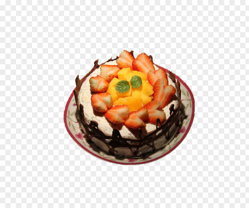 Delicious Strawberry Cake Torte Frozen Dessert Recipe Buttercream Dish PNG