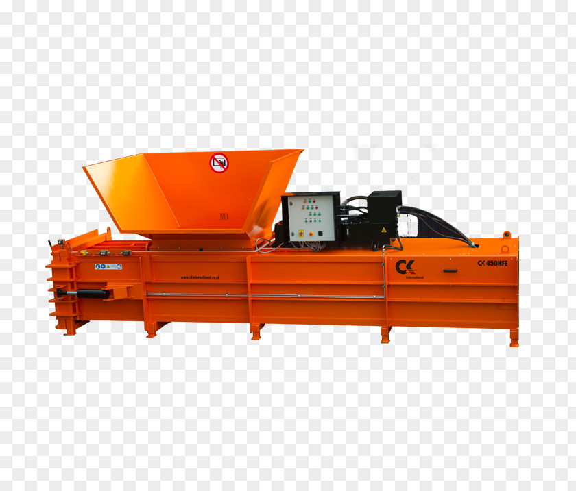 Horizontal Cardboard Baler Machine Paper Force PNG