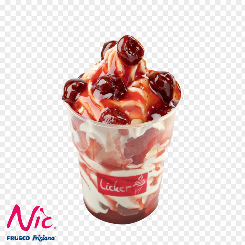 Ice Cream Sundae Gelato Sorbet Frozen Yogurt PNG