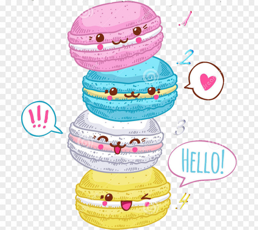 Macarons Macaroon Macaron Drawing Kavaii PNG