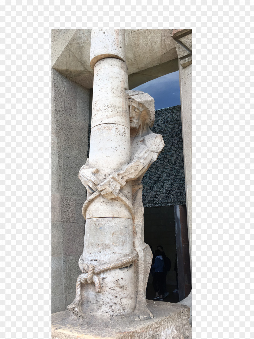 Sagrada Familia Família Statue Sculpture Column Sculptor PNG