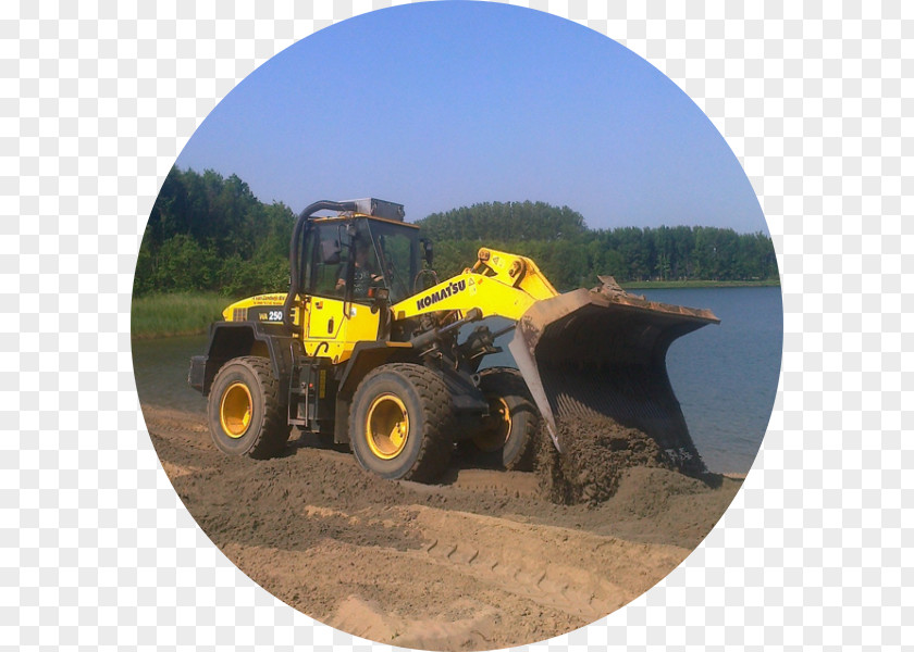 Tractor Earthworks Soil Grond-, Weg- En Waterbouw Heavy Machinery PNG
