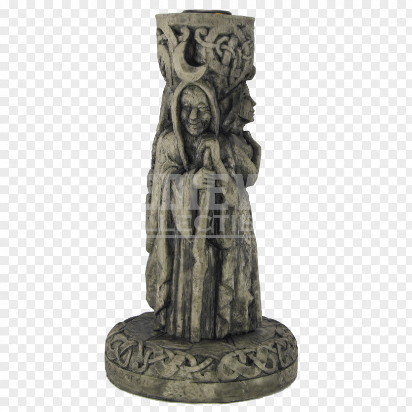 Triple Goddess Statue Classical Sculpture Figurine Carving PNG