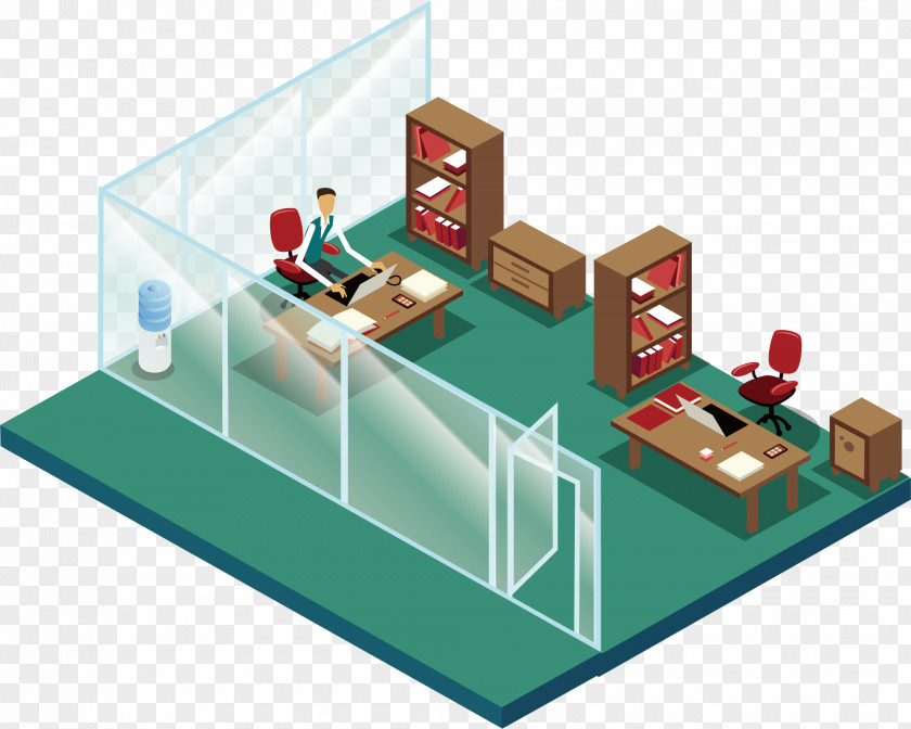 Vector Office Interior Design Services Euclidean PNG