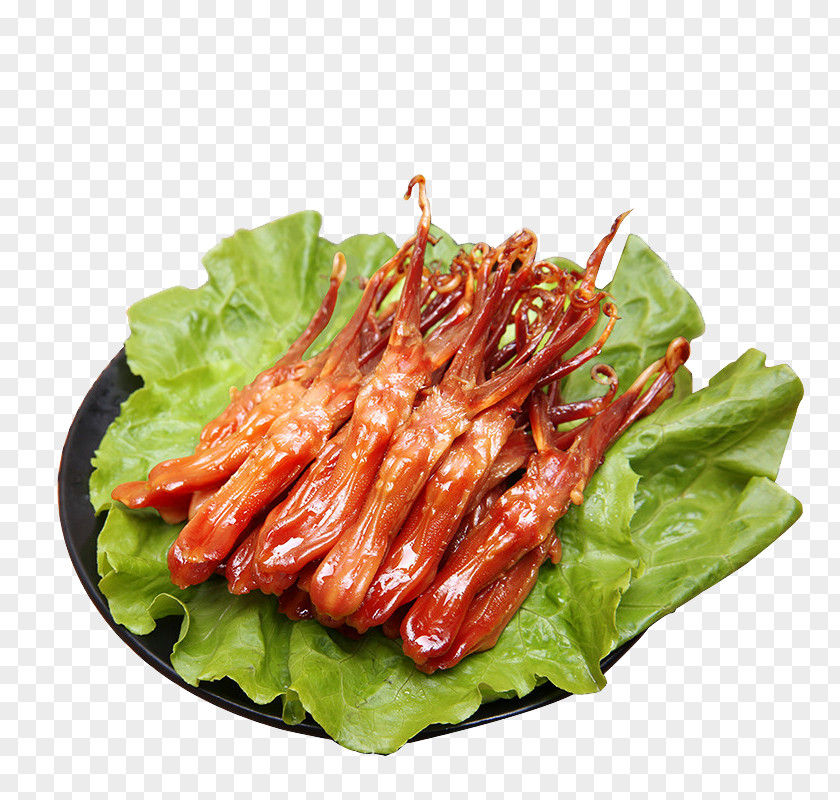 Wenzhou Specialty Duck Tongue Spicy Flavor Meat PNG