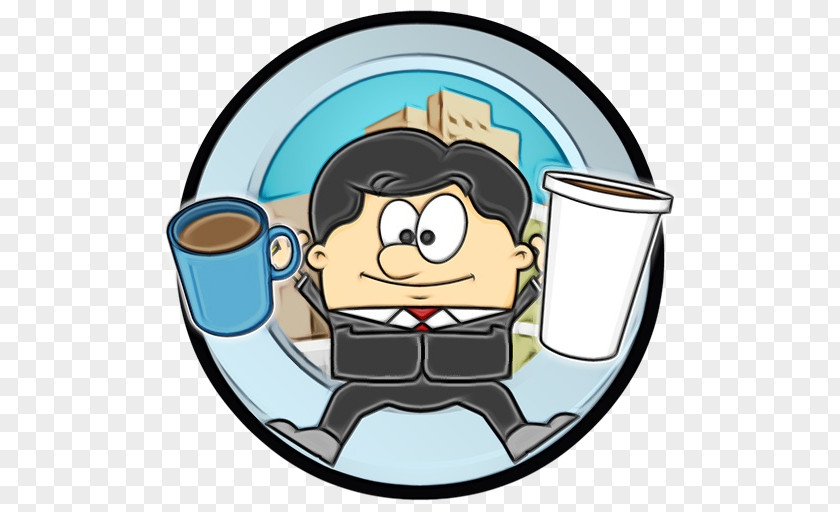 Cup Drinkware Character Created By Tableware Behavior Human PNG