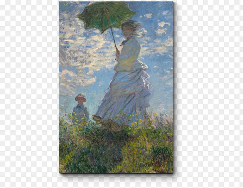 Madame Monet And Her Son Painting Art MuseumPainting National Gallery Of Woman With A Parasol PNG