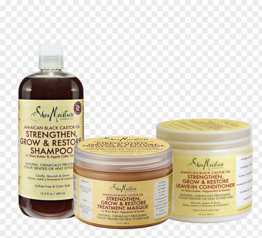 Oil Shea Moisture Jamaican Black Castor Shampoo Hair PNG