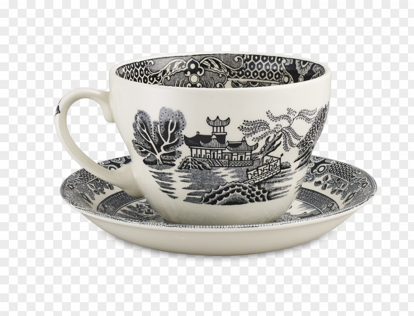 Twining Coffee Cup Teacup Saucer Mug PNG