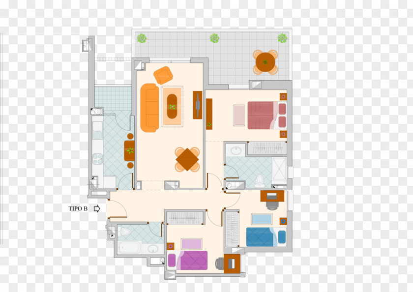 Albatross Floor Plan Property Schematic PNG