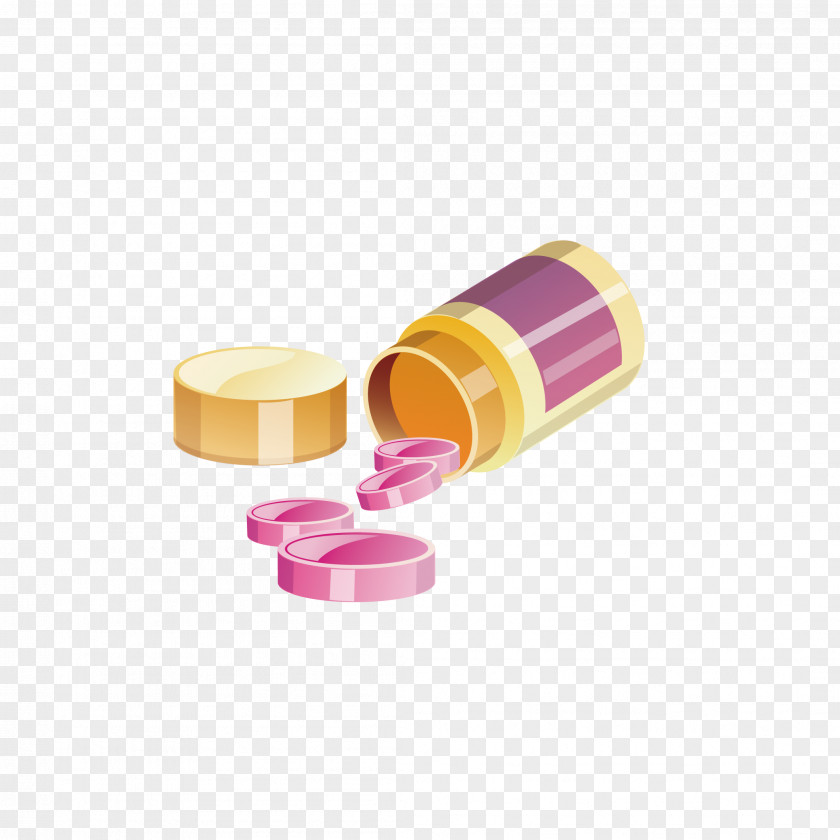 Custom Cold Pills Medicine Pharmaceutical Drug Illustration PNG